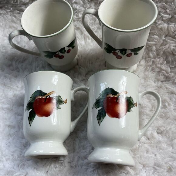 Citation Cades Cove Collection set of 4 Porcelain Mugs - Picture 3 of 9